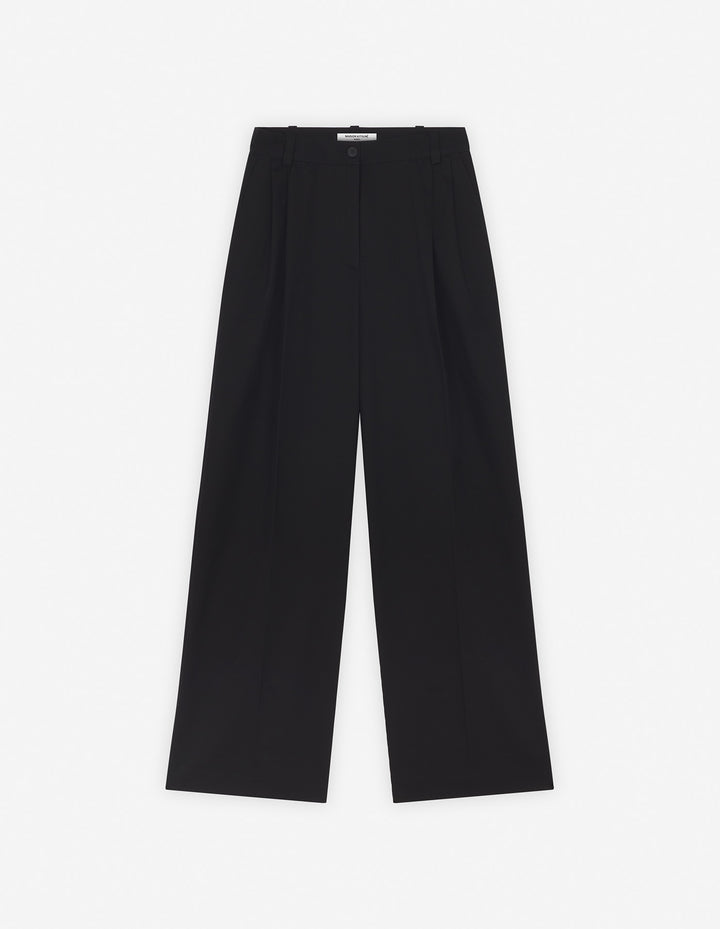 DOUBLE PLEATED PANTS