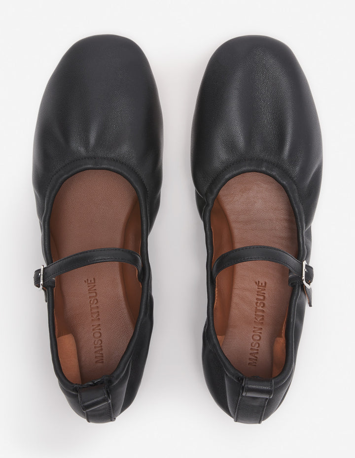 LEATHER FLAT BALLERINA