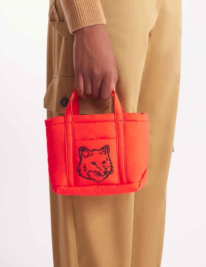 FOX HEAD PUFFER MINI TOTE