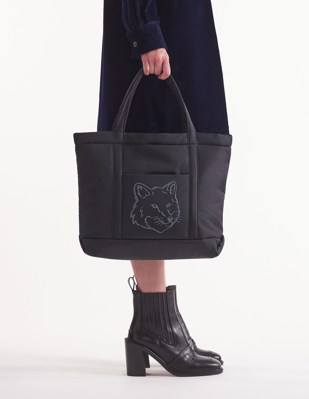 FOX HEAD PUFFER MEDIUM TOTE