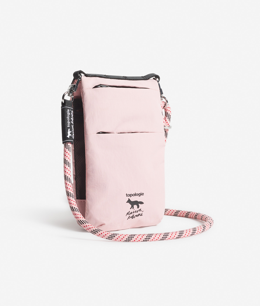 TOPOLOGIE X MAISON KITSUNE PHONE SACOCHE / POWDER PINK