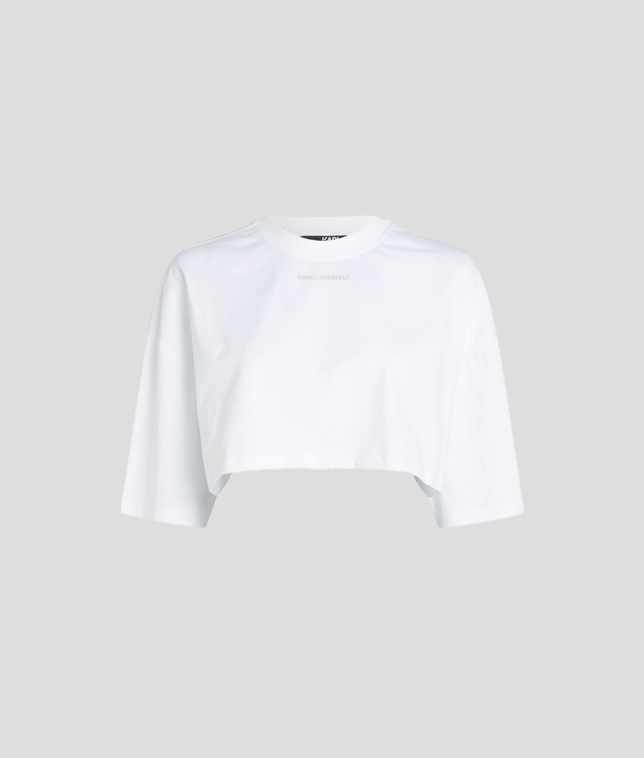 CROPPED LOGO T-SHIRT