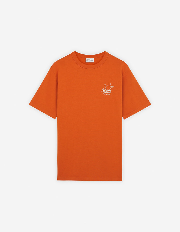 CAFE KITSUNE FOX RELAX TEE-SHIRT MAPLE SYRUP