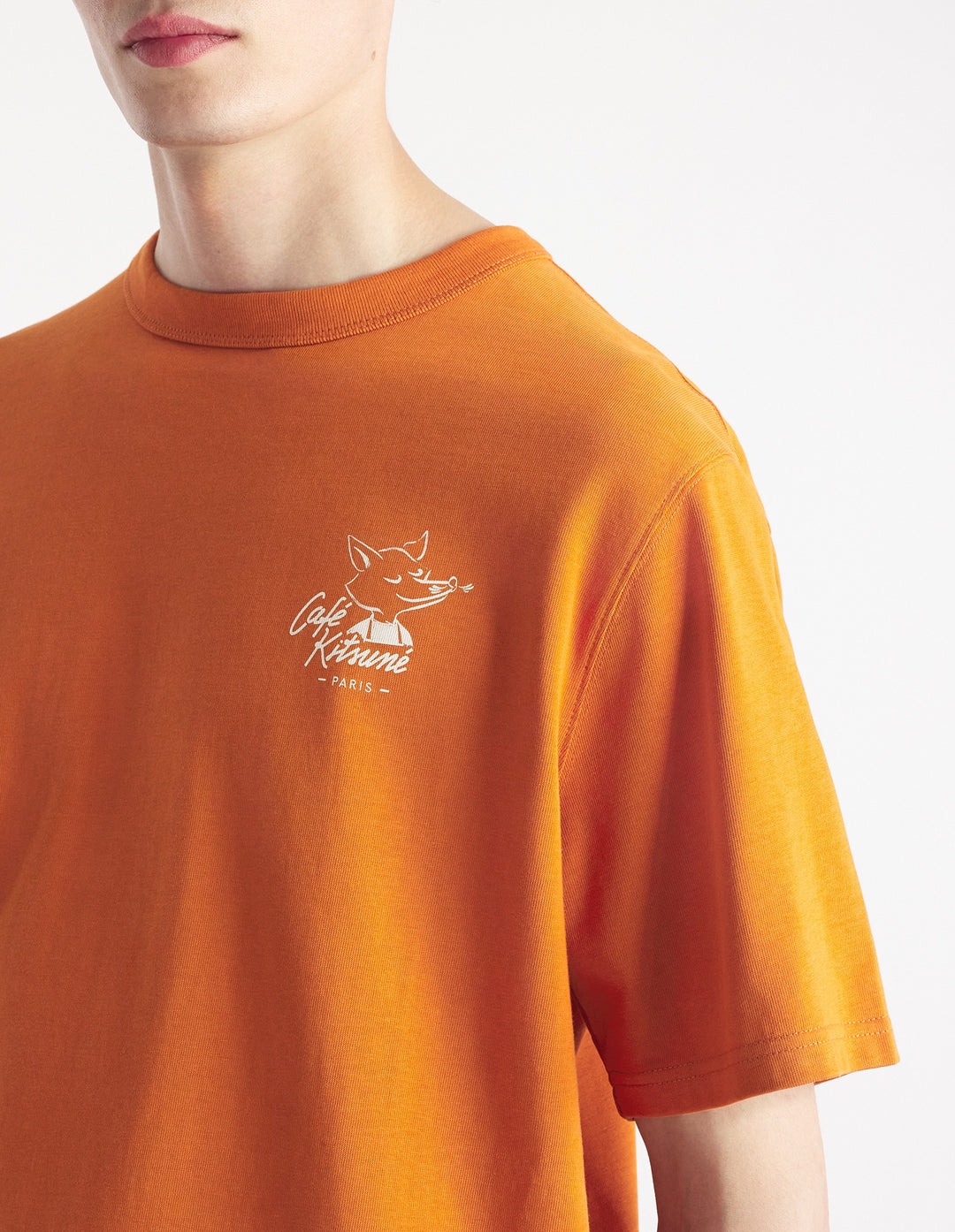 CAFE KITSUNE FOX RELAX TEE-SHIRT MAPLE SYRUP