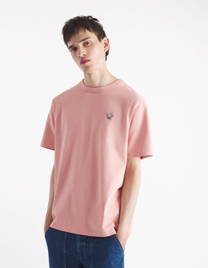 BARISTA FOX PATCH RELAXED TEE-SHIRT PINK JUICE