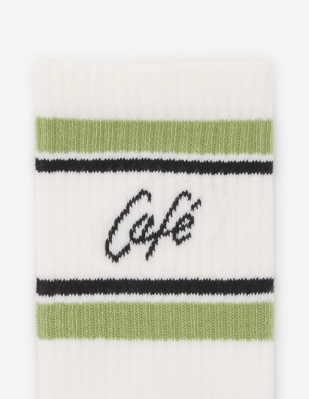 CAFE KITSUNE SPORTY SOCKS TAPIOCA/VERBENA