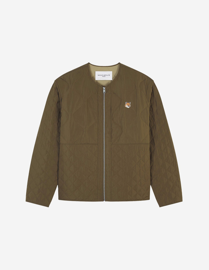 QUILTED BLOUSON IN NYLON WITH INSTITUTIONAL FOX HE