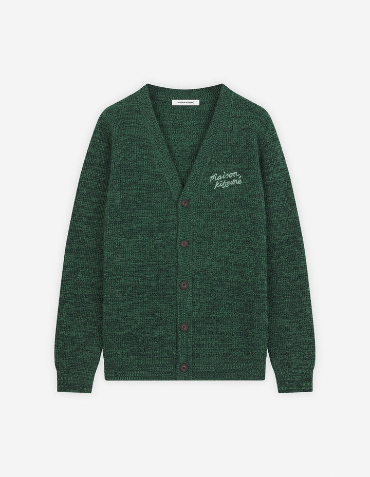 MAISON KITSUNE HANDWRITING COMFORT CARDIGAN