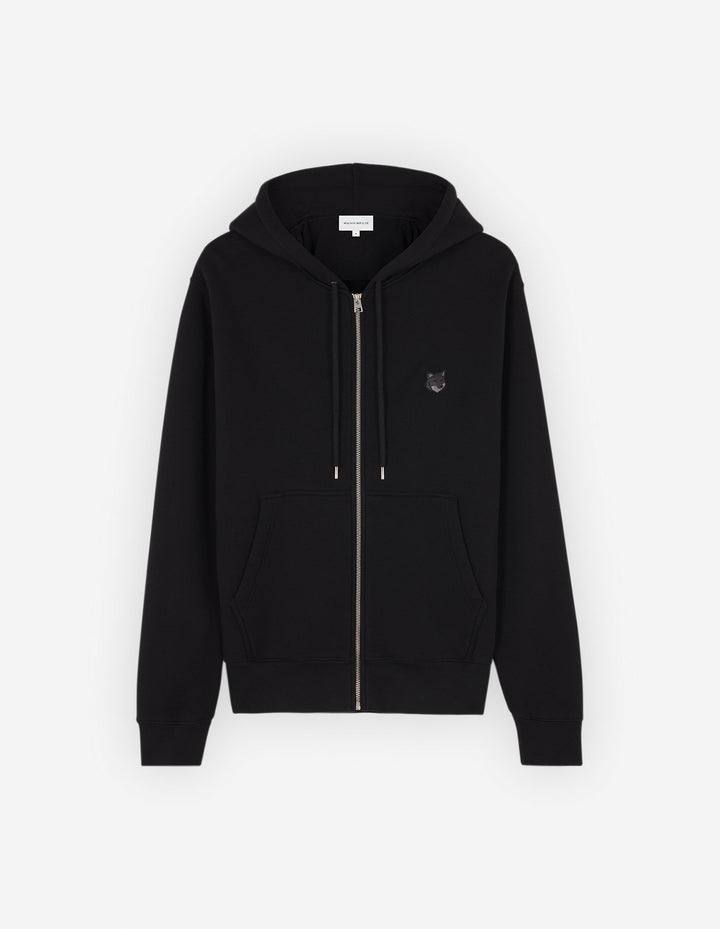 BOLD FOX HEAD PATCH COMFORT ZIPPED HOODIE