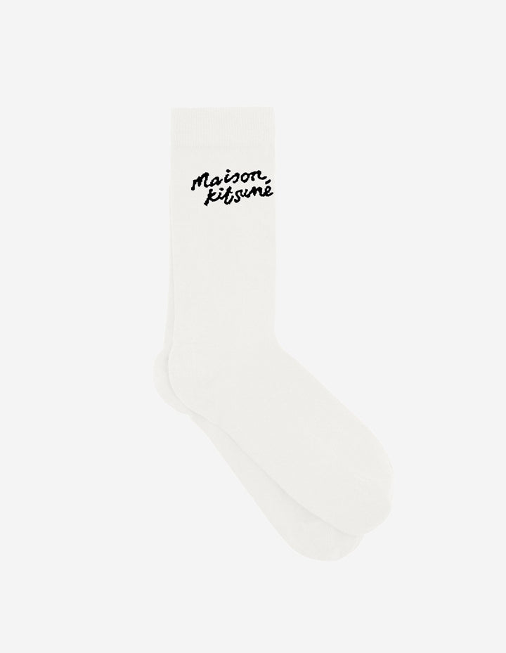 MAISON KITSUNE HANDWRITING SOCKS