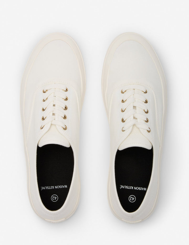 CANVAS LACE-UP SNEAKERS (W)