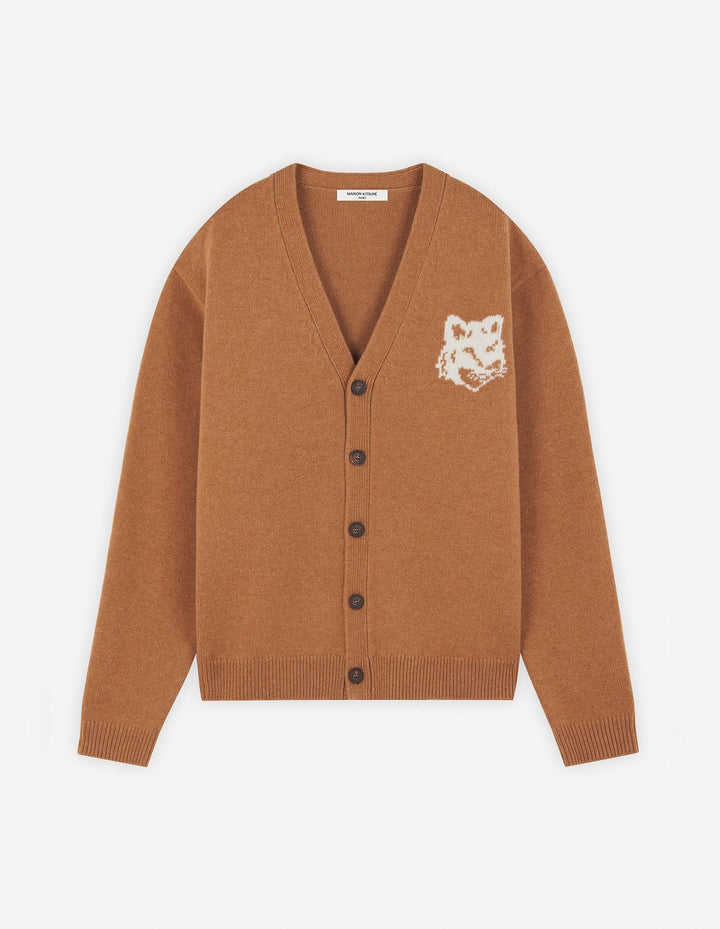 FOX HEAD INTARSIA COMFORT CARDIGAN