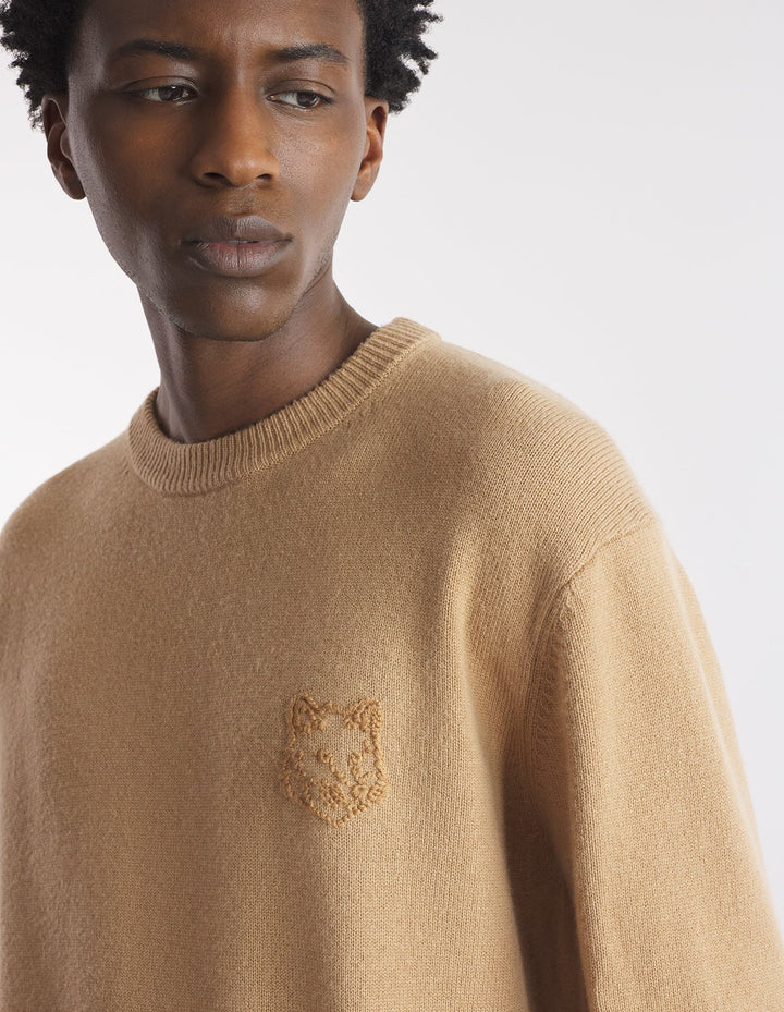 BOLD FOX HEAD EMBROIDERED JUMPER