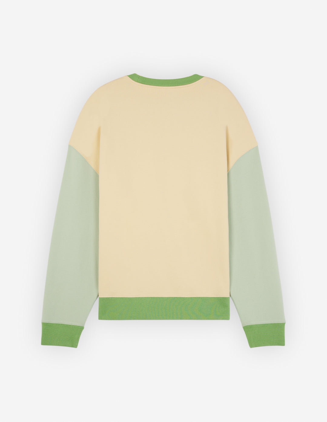 CAFE KITSUNE COLORBLOCK RELAX SWEATSHIRT