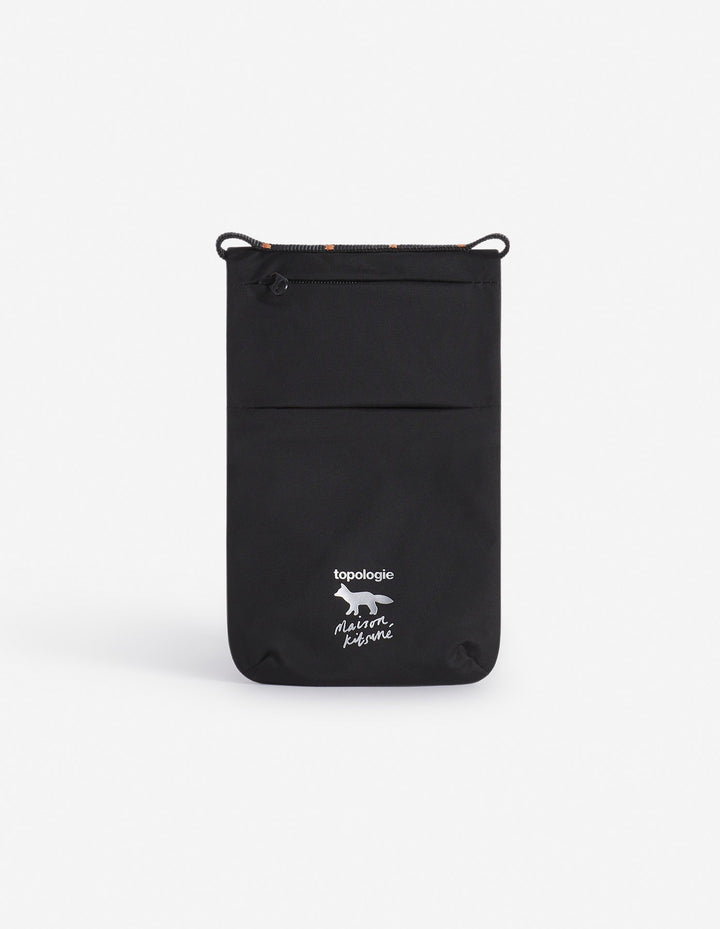 MAISON KITSUNE X TOPOLOGIE PHONE POUCH