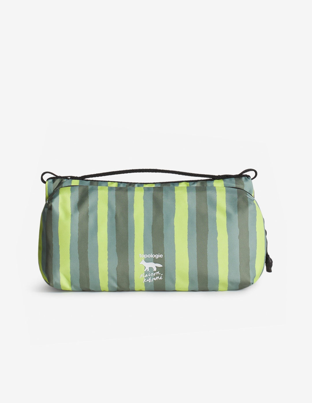 MAISON KITSUNE X TOPOLOGIE STRIPED BOTTLE BAG