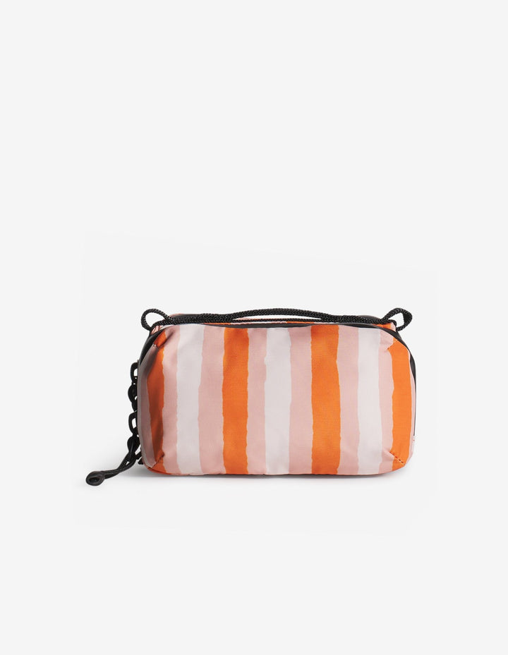 MAISON KITSUNE X TOPOLOGIE STRIPED MINI BOTTLE BAG