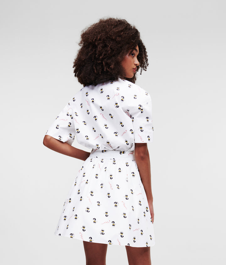 DISNEY X KARL LAGERFELD POPLIN SKIRT